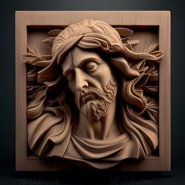 3D model st jesus (STL)